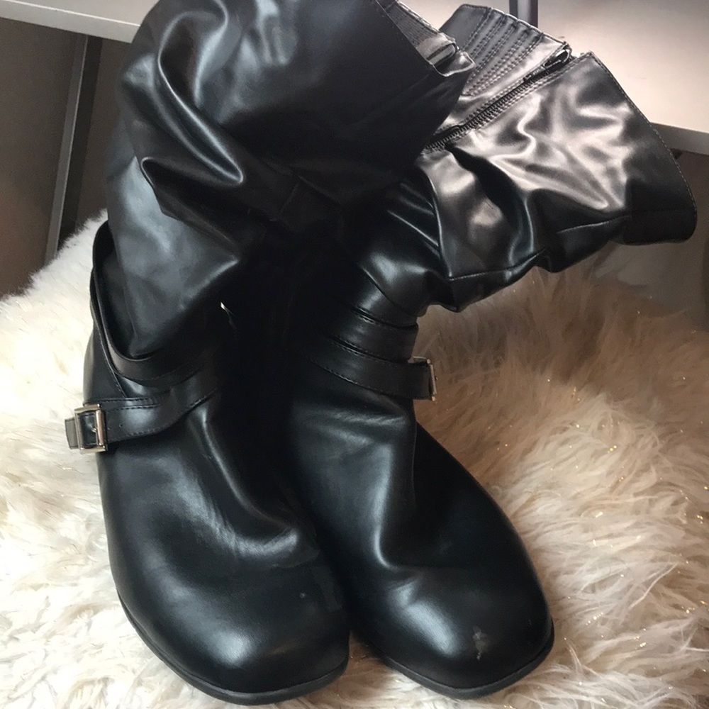 Double Wide Calf Boots